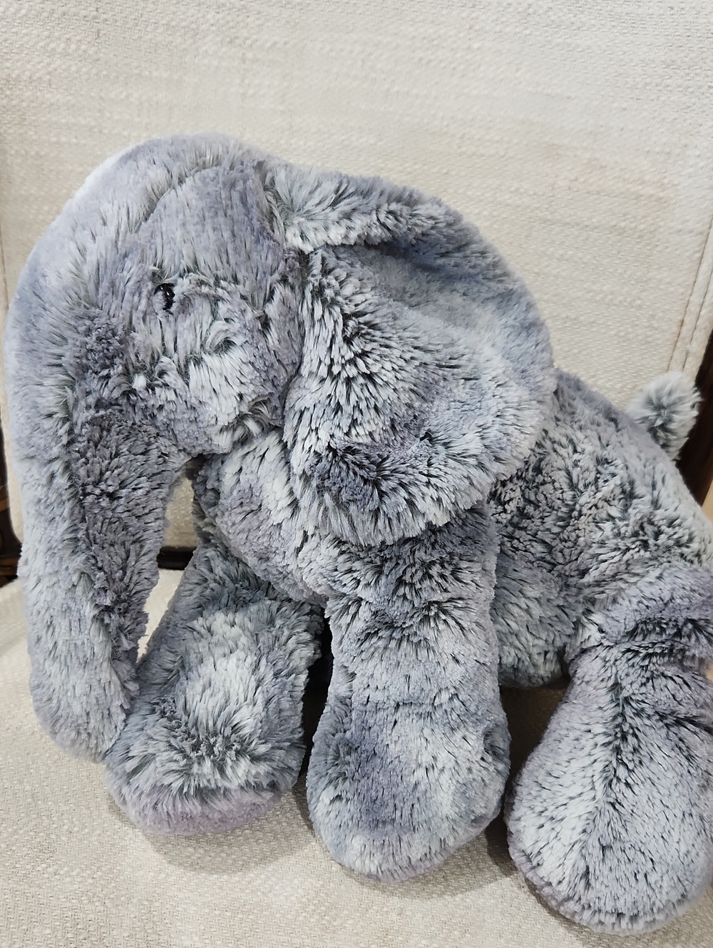 Jellycat Soft Grey Plush Large Elephant - Picture 2 of 4